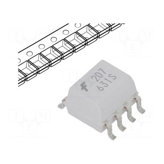 Optocoupler | SMD | Channels: 1 | Out: transistor | 2.5kV | SO8