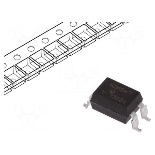 Optocoupler | SMD | Ch: 1 | OUT: transistor | Uinsul: 1.5kV | Uce: 70V