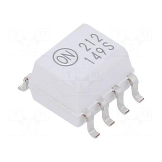 Optocoupler | SMD | Ch: 1 | OUT: transistor | Uinsul: 2.5kV | Uce: 30V | SO8