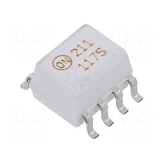 Optocoupler | SMD | Ch: 1 | OUT: transistor | Uinsul: 2.5kV | Uce: 30V | SO8