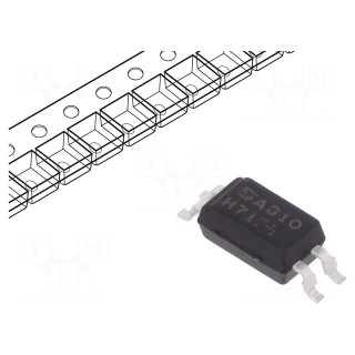 Optocoupler | SMD | Ch: 1 | OUT: transistor | Uinsul: 2.5kV | Uce: 80V