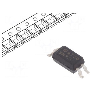 Optocoupler | SMD | Ch: 1 | OUT: transistor | Uinsul: 2.5kV | Uce: 80V