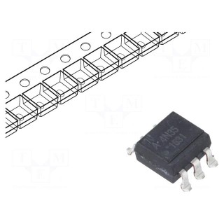 Optocoupler | SMD | Ch: 1 | OUT: transistor | Uinsul: 3.55kV | Uce: 10V