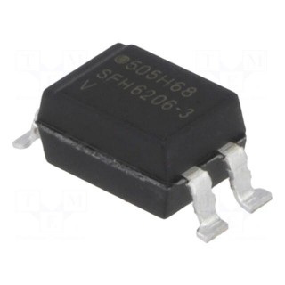 Optocoupler | SMD | Ch: 1 | OUT: transistor | Uinsul: 5.3kV | Uce: 70V