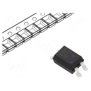 Optocoupler | SMD | Ch: 1 | OUT: transistor | Uinsul: 5kV | Uce: 35V | reel