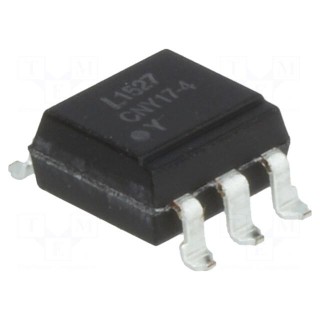 Optocoupler | SMD | Ch: 1 | OUT: transistor | Uinsul: 5kV | Uce: 70V | reel