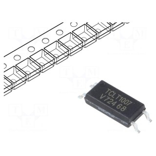 Optocoupler | SMD | Ch: 1 | OUT: transistor | Uinsul: 5kV | Uce: 70V | SOP4L