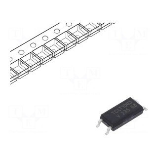 Optocoupler | SMD | Ch: 1 | OUT: transistor | Uinsul: 5kV | Uce: 70V | SOP4L