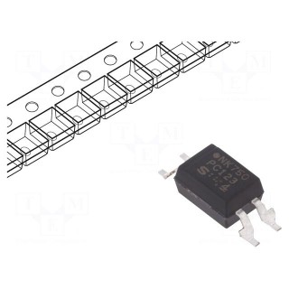 Optocoupler | SMD | Ch: 1 | OUT: transistor | Uinsul: 5kV | Uce: 80V | PC817
