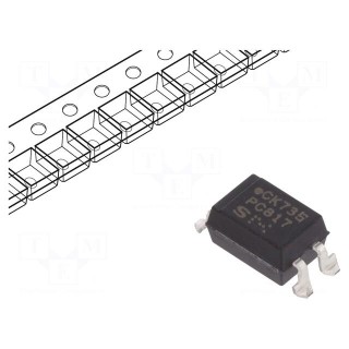 Optocoupler | SMD | Ch: 1 | OUT: transistor | Uinsul: 5kV | Uce: 80V | PC817