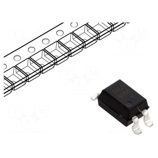 Optocoupler | SMD | Ch: 1 | OUT: transistor | Uinsul: 5kV | Uce: 80V | reel