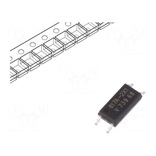 Optocoupler | SMD | Ch: 1 | OUT: transistor | Uinsul: 5kV | Uce: 80V | SOP4L