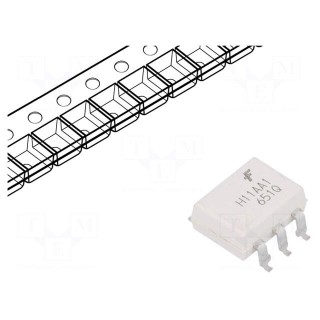 Optocoupler | SMD | Ch: 1 | OUT: transistor | Uinsul: 7.5kV | Uce: 100V