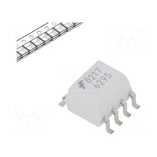 Optocoupler | SMD | Ch: 2 | OUT: transistor | 2.5kV | CTR@If: 100%@1mA