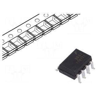 Optocoupler | SMD | Ch: 2 | OUT: transistor | 2.5kV | CTR@If: 19-50%@16mA