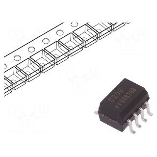 Optocoupler | SMD | Channels: 2 | Out: transistor | Uinsul: 5.3kV | SO8