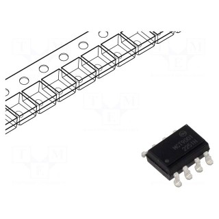 Optocoupler | SMD | Ch: 2 | OUT: transistor | Uinsul: 5kV | Uce: 55V | PDIP8