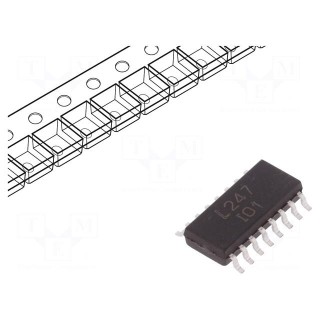 Optocoupler | SMD | Ch: 4 | OUT: transistor | Uinsul: 3.75kV | Uce: 80V