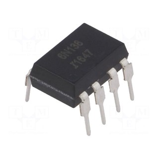 Optocoupler | THT | Channels: 1 | Out: Darlington | DIP8