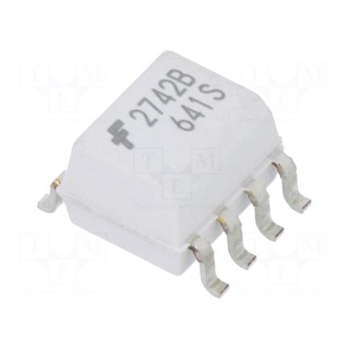 Optocoupler | THT | Channels: 1 | Out: transistor | Uinsul: 2.5kV | DIP8