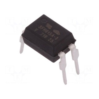 Optocoupler | THT | Channels: 1 | Out: transistor | Uinsul: 5.3kV | DIP4