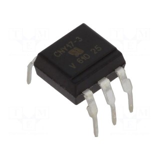 Optocoupler | THT | Channels: 1 | Out: transistor | Uinsul: 5.3kV | DIP6