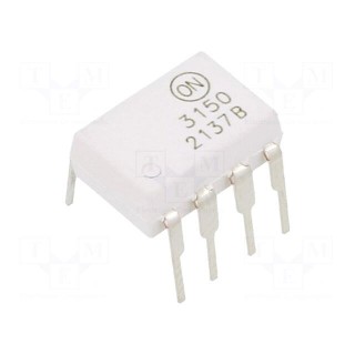 Optocoupler | THT | Ch: 1 | OUT: transistor | Uinsul: 5kV | DIP8 | 50kV/μs