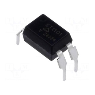 Optocoupler | THT | Ch: 1 | OUT: transistor | Uinsul: 5kV | Uce: 70V | DIP4
