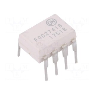 Optocoupler | THT | Ch: 1 | OUT: transistor | Uinsul: 5kV | Uce: 70V | DIP8