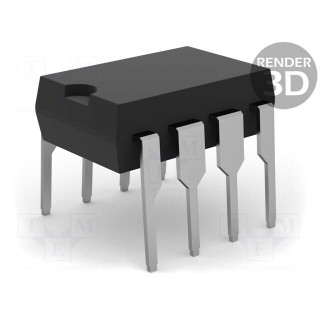 IC: operational amplifier | 1.1MHz | Ch: 2 | DIP8 | ±5÷15VDC,10÷30VDC