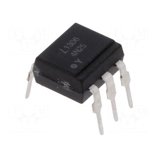 Optocoupler | THT | Channels: 1 | Out: transistor | Uinsul: 2.5kV | DIP6