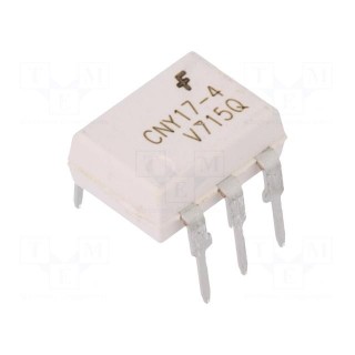 Optocoupler | THT | Channels: 1 | Out: transistor | Uinsul: 4.17kV | DIP6