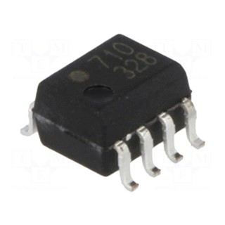 Optocoupler | SMD | Ch: 1 | OUT: CMOS | 3.75kV | 25Mbps | Gull wing 8