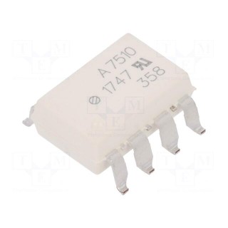 Optocoupler | SMD | Ch: 1 | OUT: isolation amplifier | 3.75kV | 15kV/μs
