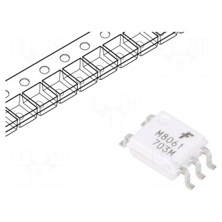 Optocoupler | SMD | Channels: 1 | Out: open collector | 3.75kV | 40kV/μs