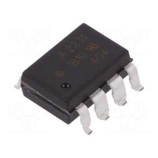 Optocoupler | SMD | Ch: 2 | OUT: gate | 3.75kV | Gull wing 8 | 10kV/μs