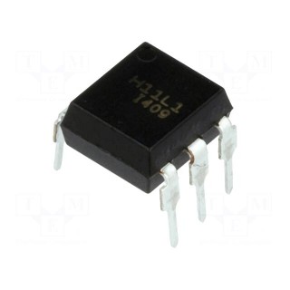 Optocoupler | THT | Ch: 1 | OUT: logic | DIP6 | H11L1