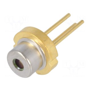 Diode: laser | 655÷665nm | 100mW | 11/27 | TO18 | THT | 2.3÷2.5VDC | red