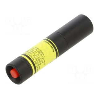 Module: laser | 5mW | red | cross | 650nm | 2.7÷4.5VDC | 10÷30mA | 45°