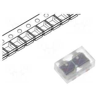 Photodiode | 500-1000nm | Mounting: SMD | Dim: 2.9x1.8mm