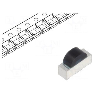 PIN IR photodiode | SMD | 920nm | 780÷1050nm | 150° | flat | black