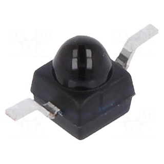 PIN IR photodiode | SMD | 940nm | 750÷1050nm | 30° | flat | black