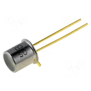 PIN IR photodiode | TO18 | 850nm | 350-1100nm | 40° | Mounting: THT | 1nA