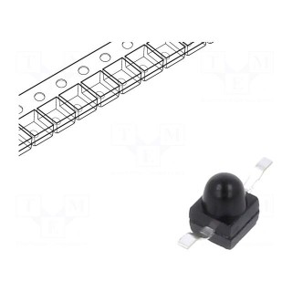 PIN photodiode | 1.9mm | SMD | 940nm | 5nA | convex | black