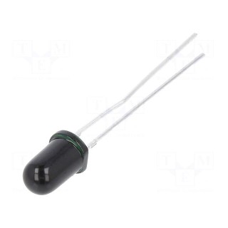 PIN photodiode | 5mm | THT | 940nm | 80° | 5nA | convex | black