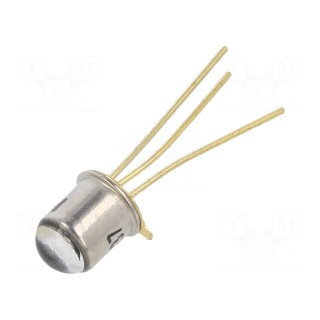 Phototransistor | TO18 | 4.69mm | 40V | Front: convex | 150mW | t(on): 2us