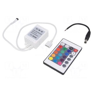 LED controller | Ch: 3 | 6A | Usup: 12VDC | Uout: 12VDC