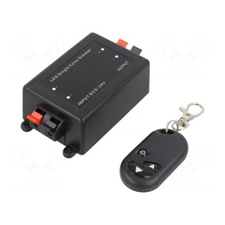 LED controller | dimming function | Ch: 1 | 8A | black | -20÷40°C