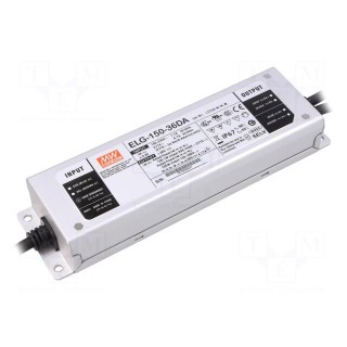 Power supply: switched-mode | Communication: DALI | LED | 150W | 36VDC
