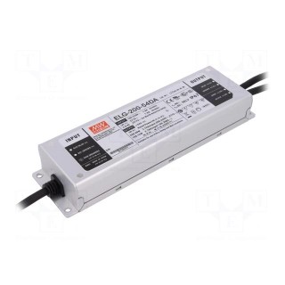Power supply: switched-mode | Communication: DALI | LED | 200W | 54VDC